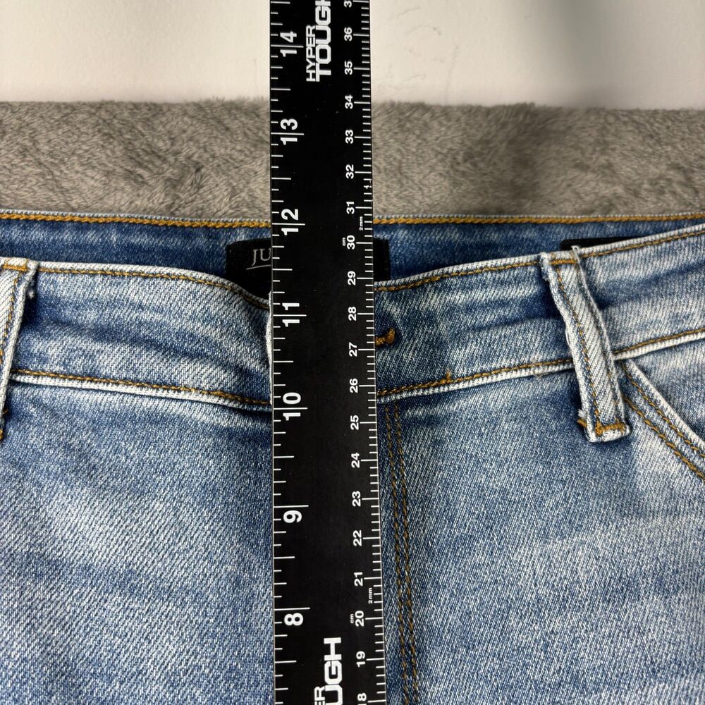 Judy Blue Women Boyfriend Jeans Distressed Light Wash Stretch Size 13/31 L278 - Picture 9 of 14